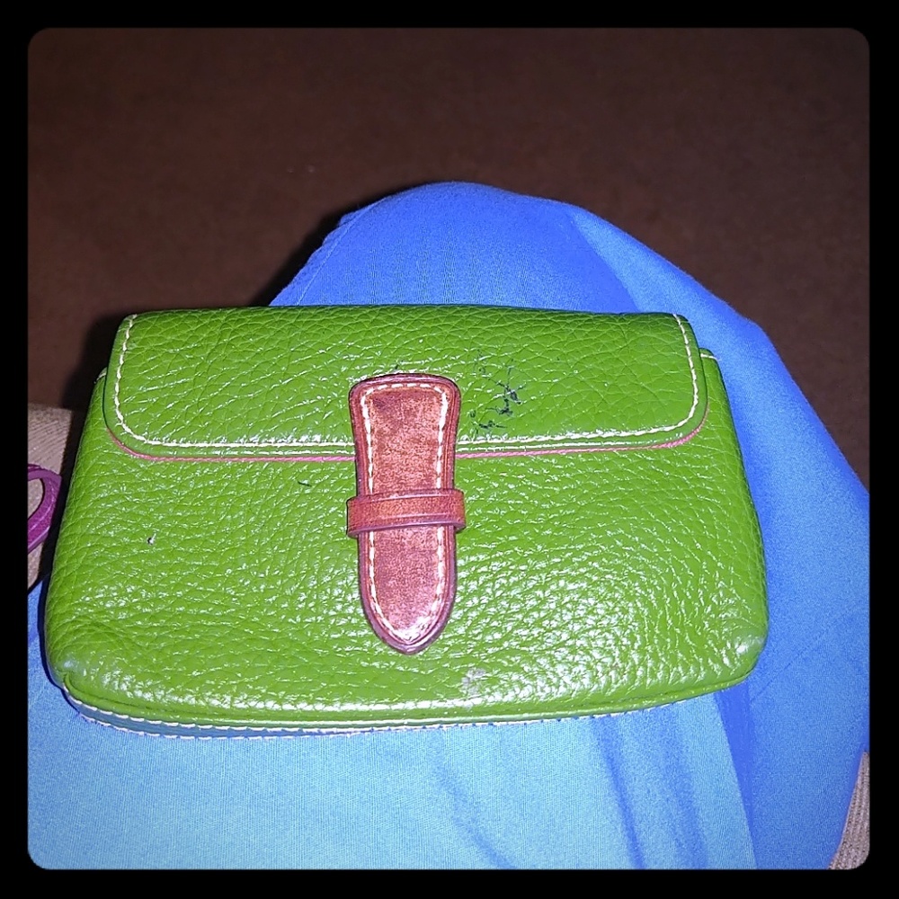 Dooney & Bourke card holder and change purse.